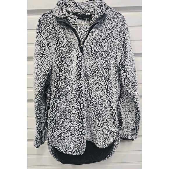 Taylor Dry Goods Sherpa Jacket Quarter Zip Size Small - Picture 1 of 6
